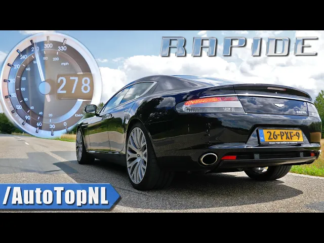 aston martin rapide v12 0-278km/h acceleration & sound by autotopnl